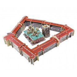 Rila Monastery - puzzle 3D din lemn Robotime